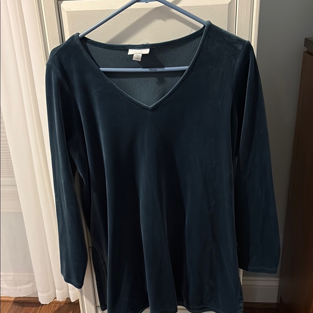 J. Jill velour tunic